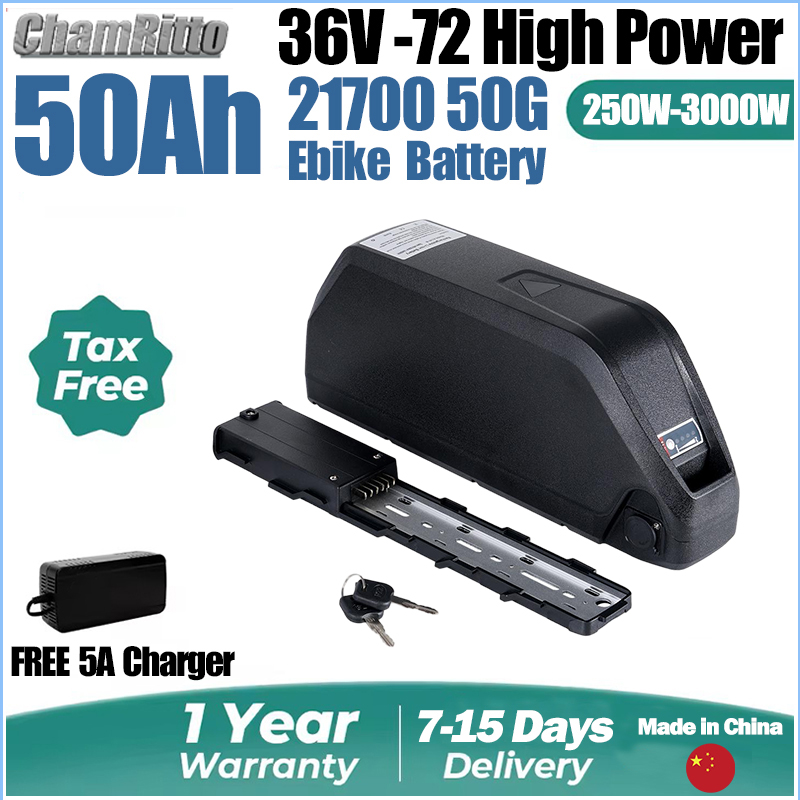 60V 30Ah 21700 Battery Pack - Akumulator do roweru elektrycznego 48V 30AH,