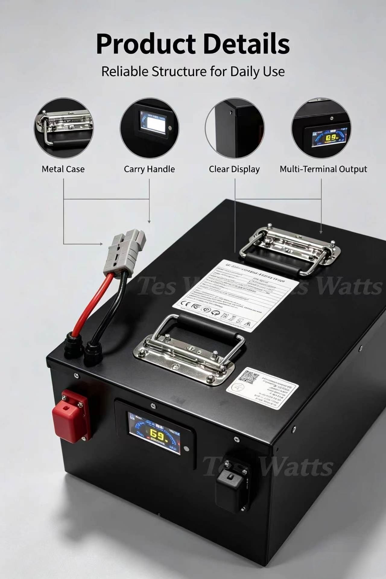 Akumulator litowy lifepo4 72V  – 72V 30Ah Lifepo4 Battery Pack recenzja i cena
