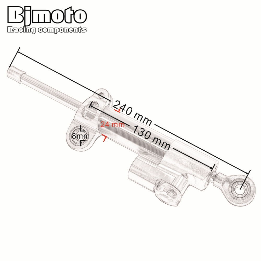 BJMOTO motocyklowy amortyzator – Steering Damper Stabilizer Kit Cnc recenzja i cena